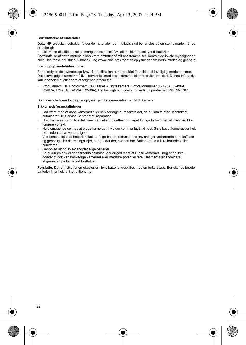 HP PhotoSmart E-Series User Manual | Page 30 / 76