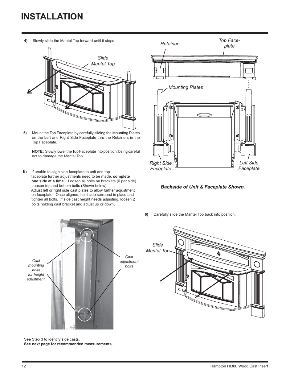 Installation | Hampton Direct HI300 User Manual | Page 12 / 32