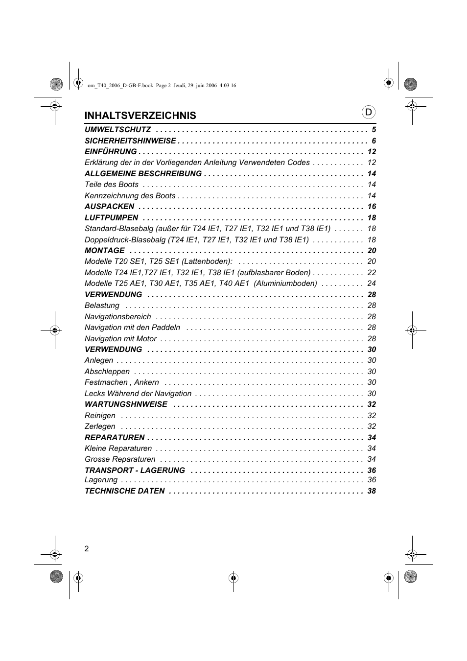 HONDA T32 User Manual | Page 2 / 39