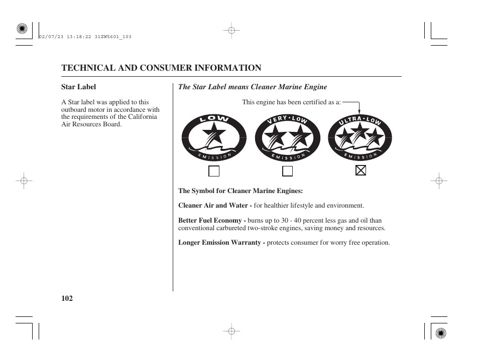 HONDA Outboard Motor BF130A User Manual | Page 104 / 116