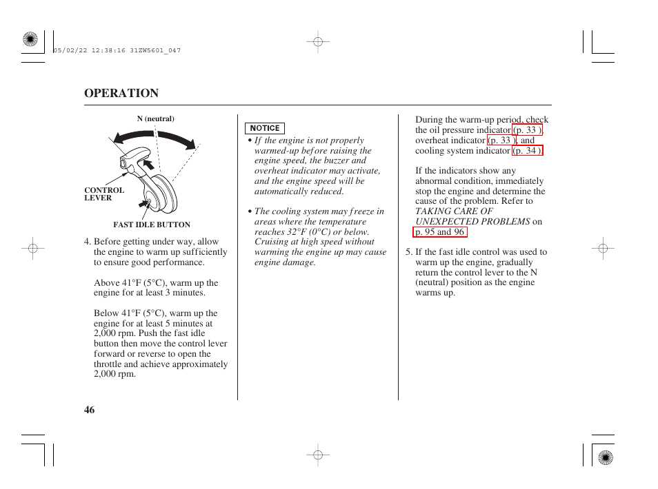 HONDA Outboard Motor BF115A User Manual | Page 48 / 130