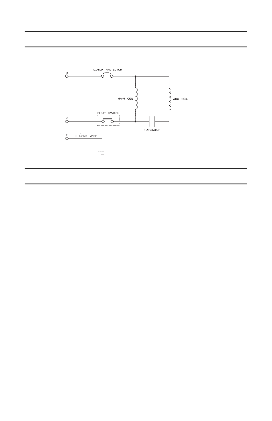 Motor wiring diagram, Operation, Electrical information | Submersible pump in, Performance table (c | HONDA Submersible Pump WSP33AA User Manual | Page 14 / 23