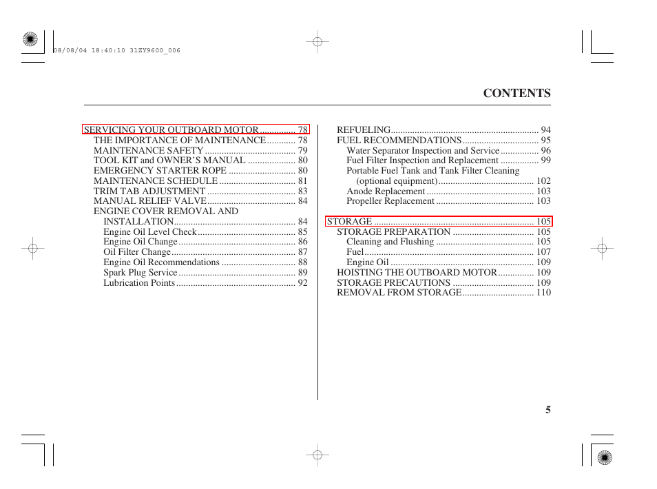 HONDA Outdoor Motor BF90D User Manual | Page 7 / 151