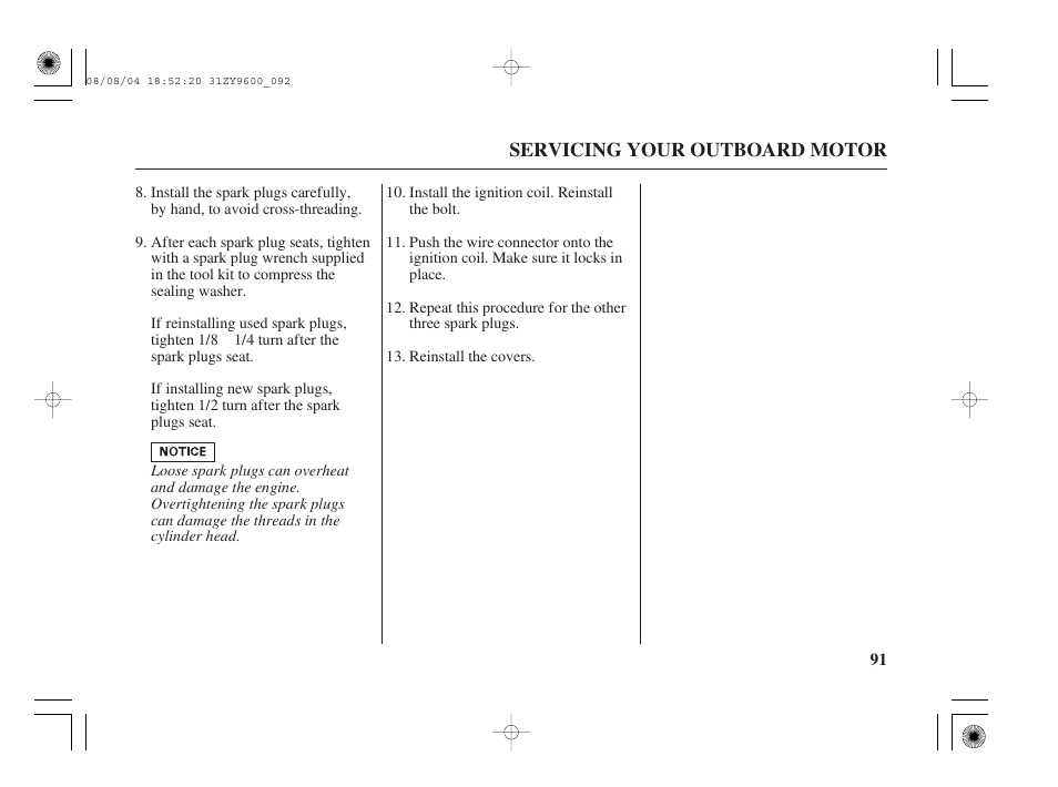 HONDA Outdoor Motor BF90D User Manual | Page 93 / 151