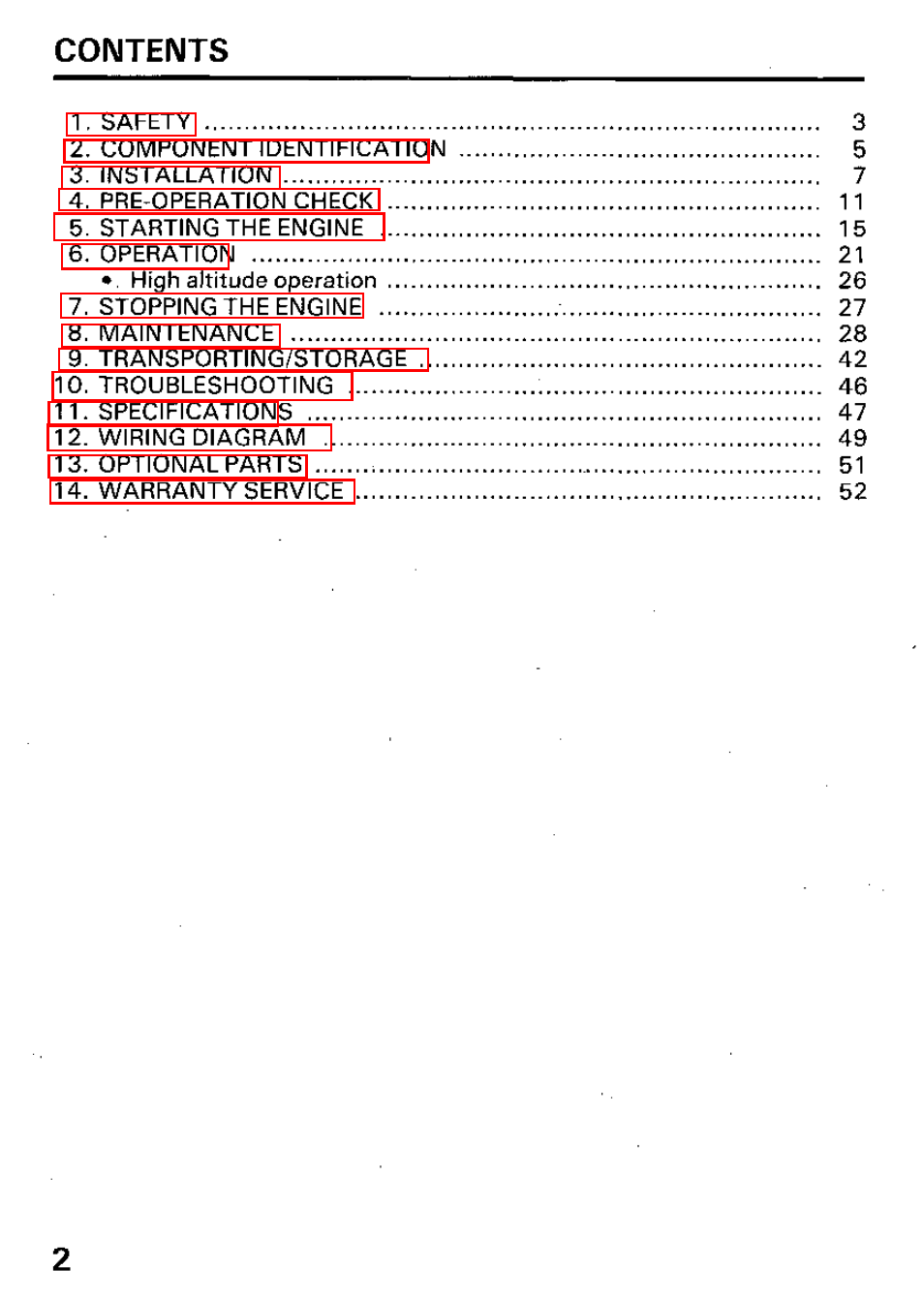 HONDA Outboard Motor BF15A User Manual | Page 4 / 81