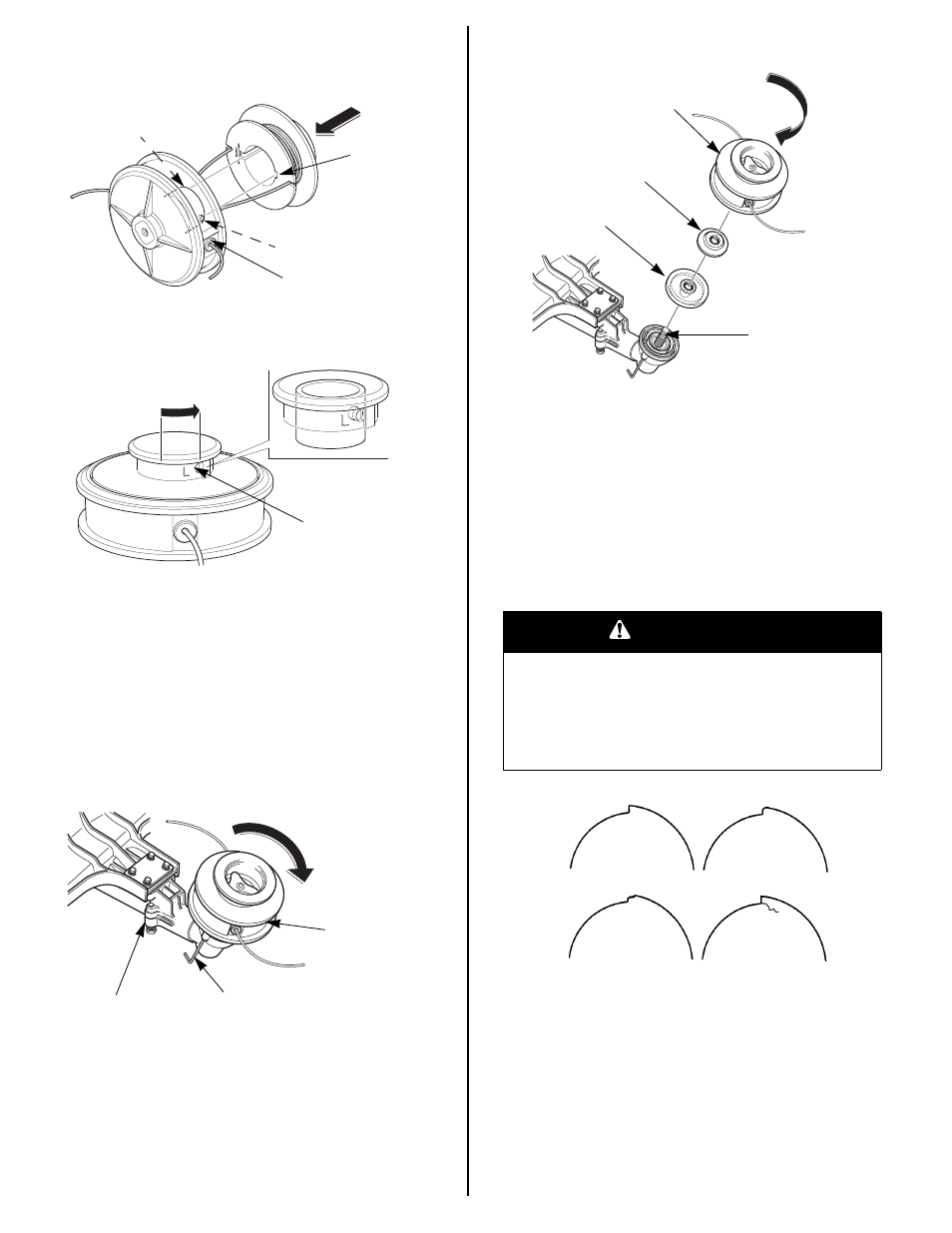 Removal and installation, Blade, Warning | HONDA HHT35S User Manual | Page 22 / 32