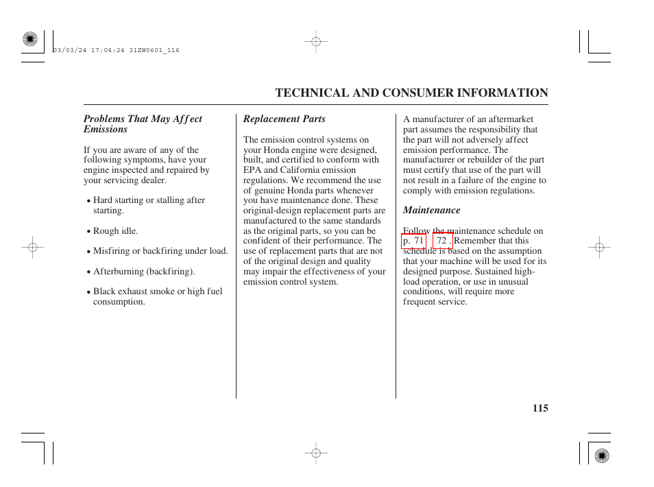 HONDA Outboard Motor BF90A User Manual | Page 117 / 130