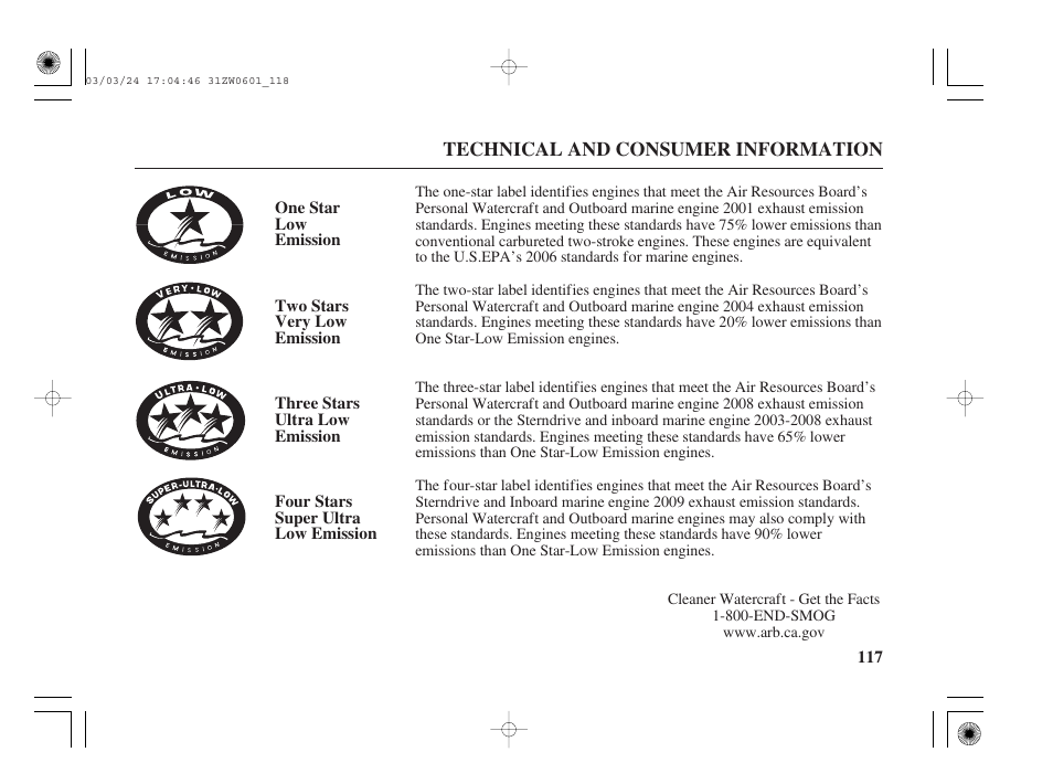 HONDA Outboard Motor BF90A User Manual | Page 119 / 130