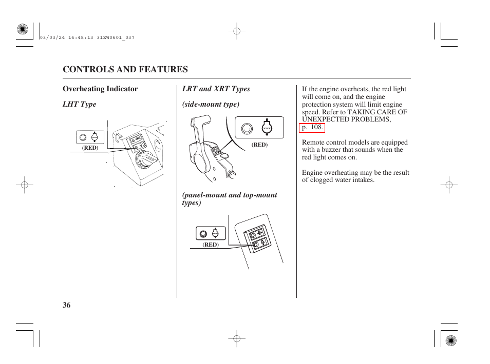 HONDA Outboard Motor BF90A User Manual | Page 38 / 130