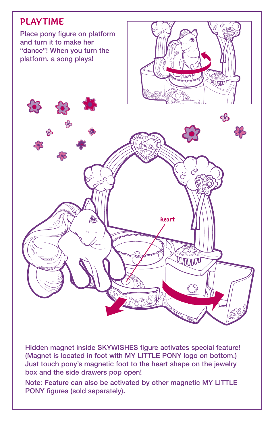 Playtime | Hasbro Musical Wishes Jewelry Box with Skywishes 60598 User Manual | Page 2 / 4