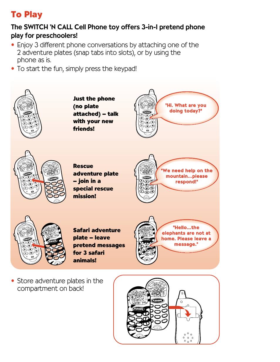 Hasbro 00250 User Manual | Page 2 / 4