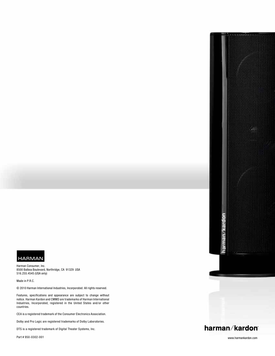 Harman-Kardon 60BQ User Manual | Page 14 / 14