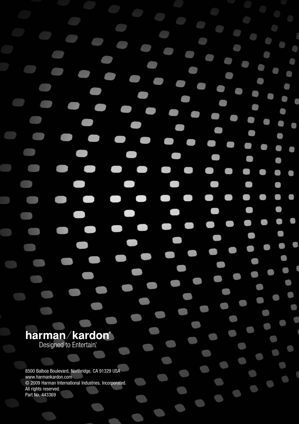 Harman-Kardon MAS 110 User Manual | Page 20 / 20