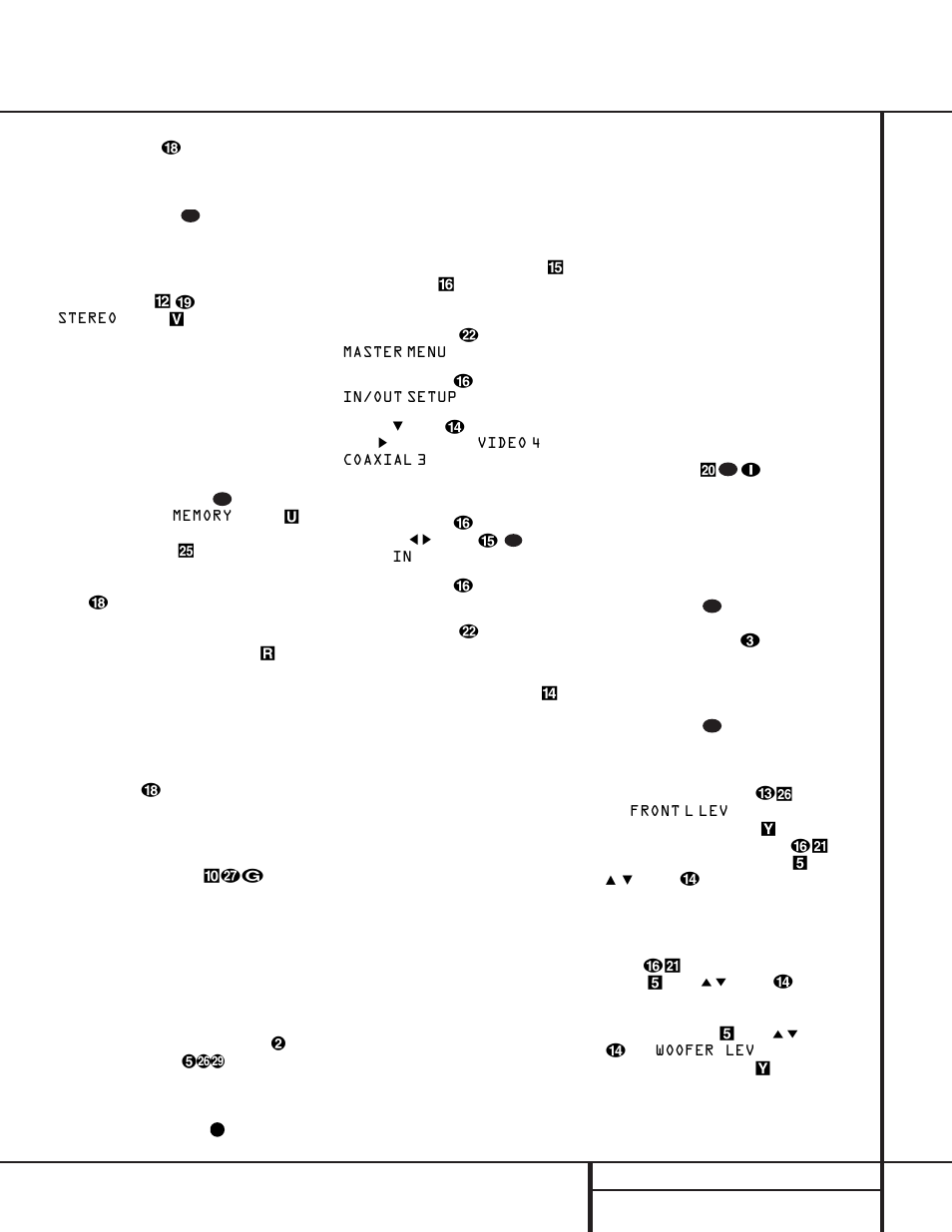 Operation | Harman-Kardon AVR 510 User Manual | Page 31 / 56