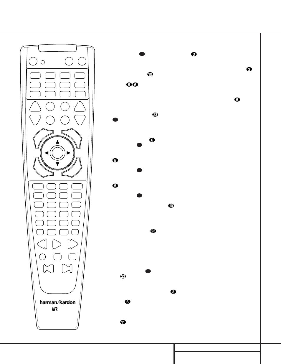 Programming the remote | Harman-Kardon AVR 310 User Manual | Page 37 / 54