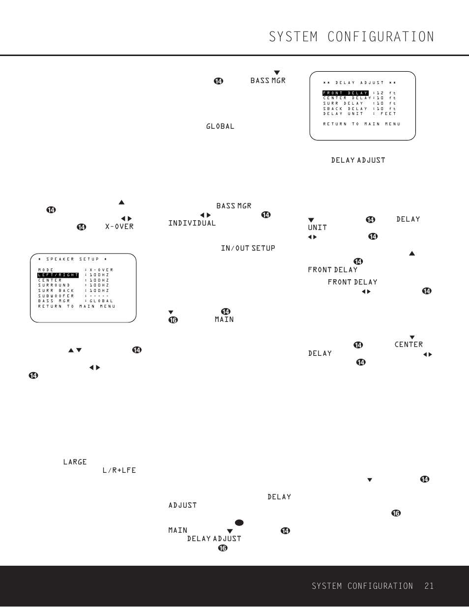 System configuration, System configuration 21 | Harman-Kardon DPR 1001 User Manual | Page 21 / 44