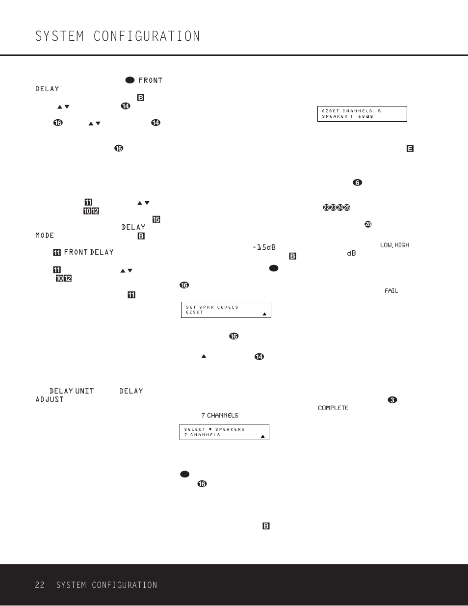 System configuration, 22 system configuration | Harman-Kardon DPR 1001 User Manual | Page 22 / 44