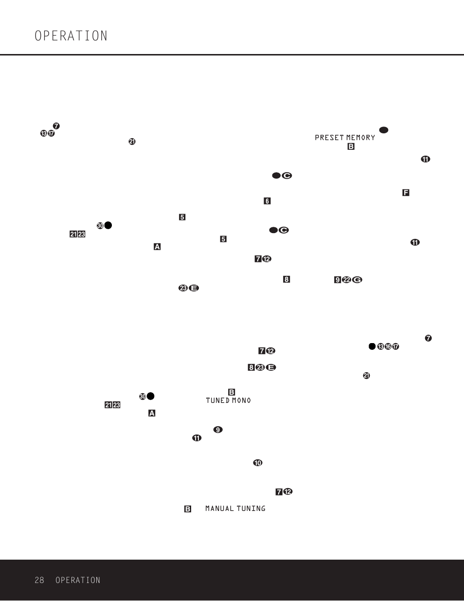 Operation | Harman-Kardon DPR 1001 User Manual | Page 28 / 44