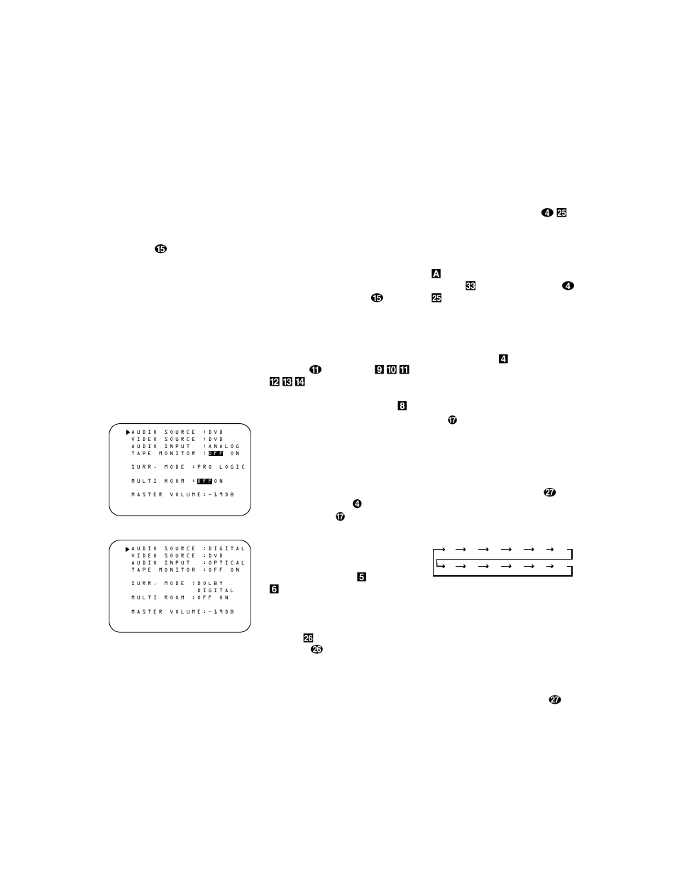Operation, Source selection | Harman-Kardon AVR65 User Manual | Page 24 / 52