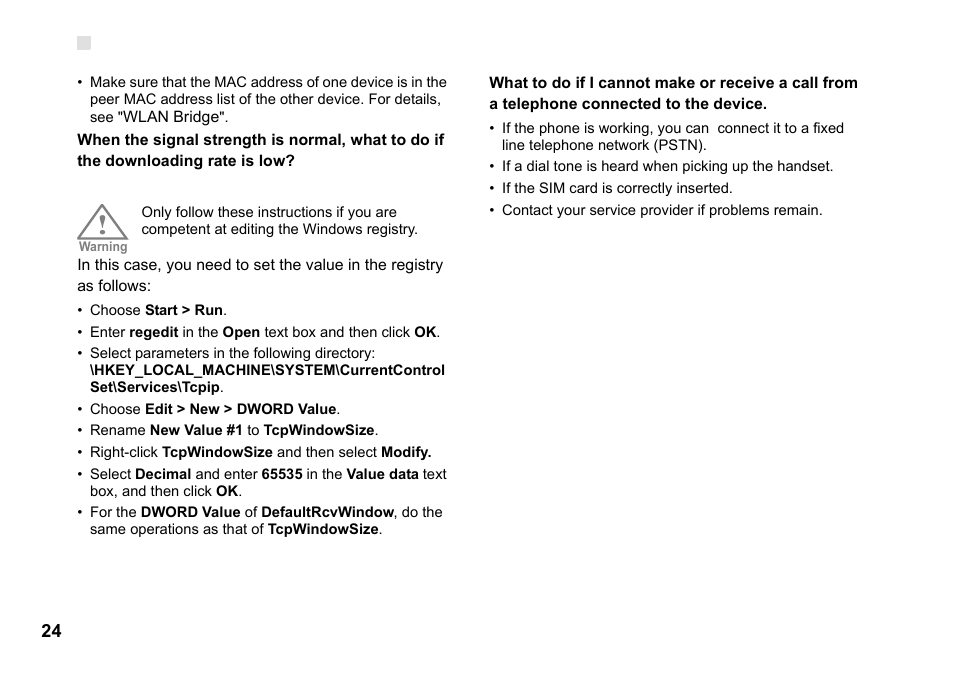 Huawei Vodafone B970 User Manual | Page 28 / 29