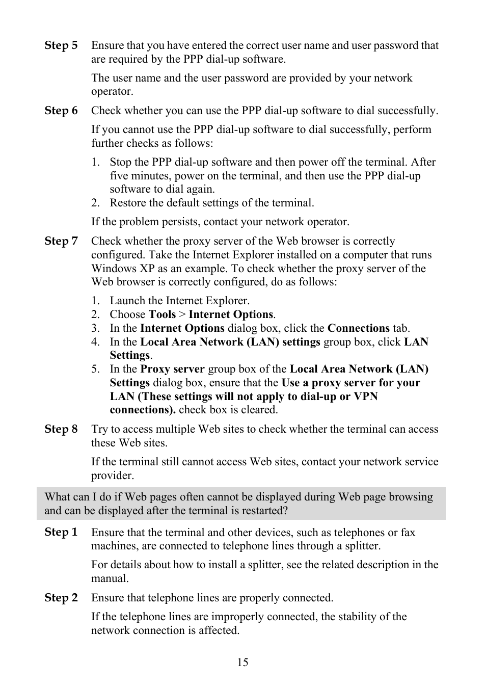 Huawei ECHOLIFE HG520C User Manual | Page 20 / 25