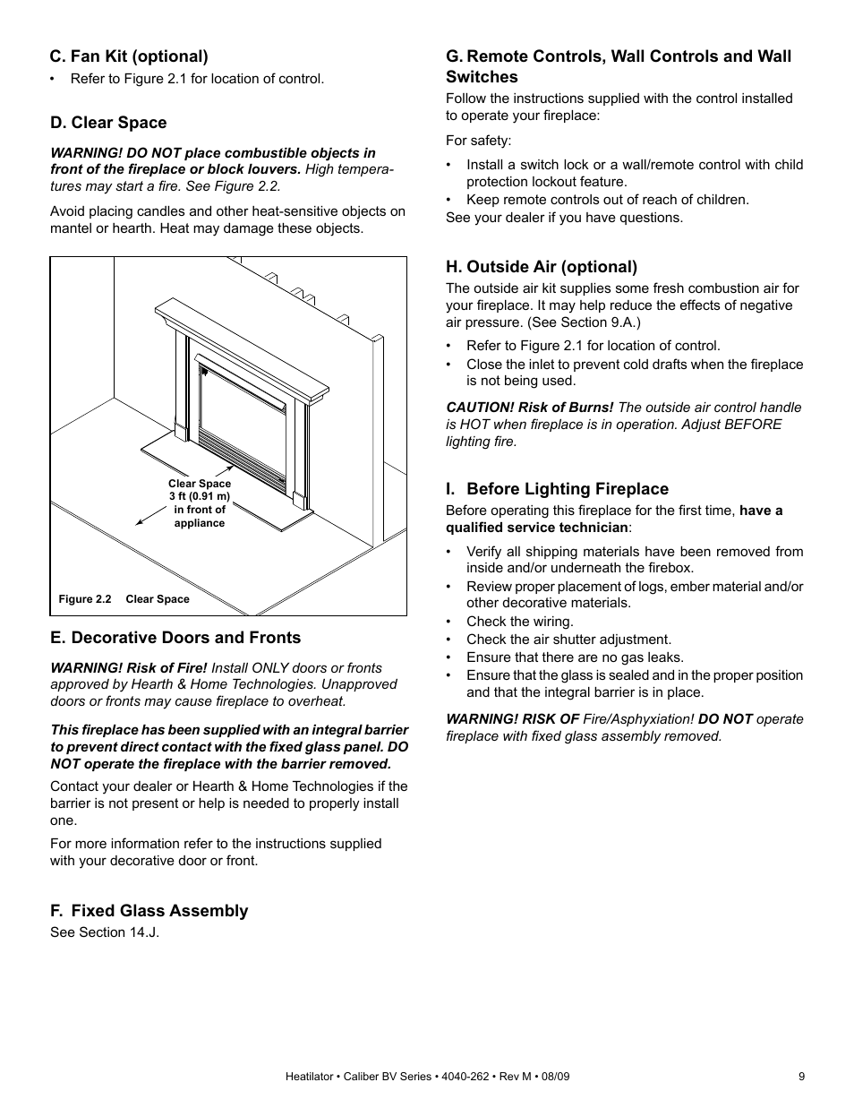 Heatiator CB4842IR User Manual | Page 9 / 40