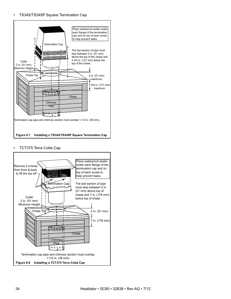 Heatiator Heatilator Wood Burning Fireplace SC60 User Manual | Page 34 / 48