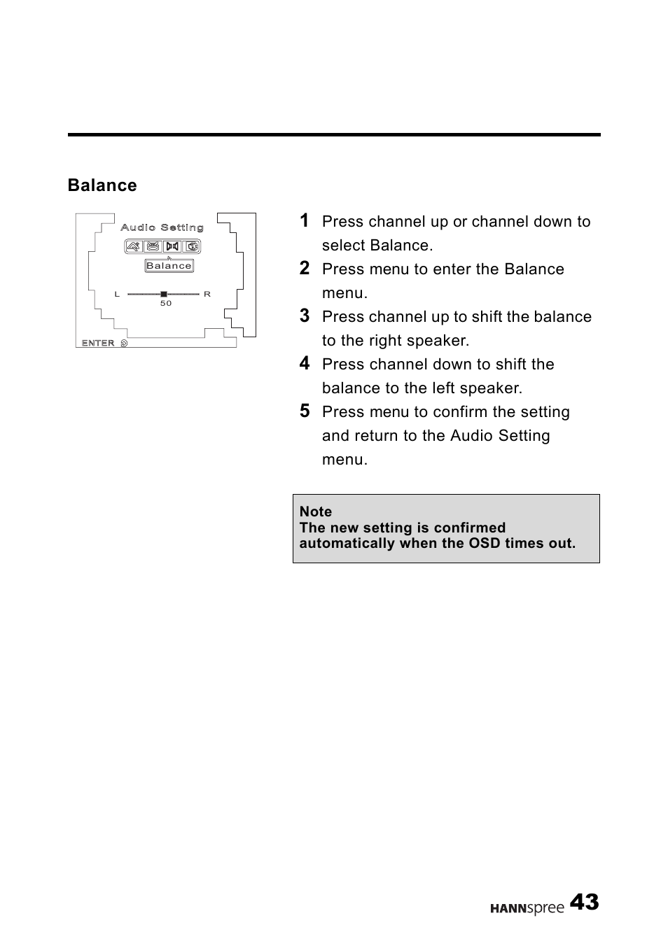 Balance | HANNspree HANNSteddy User Manual | Page 44 / 63