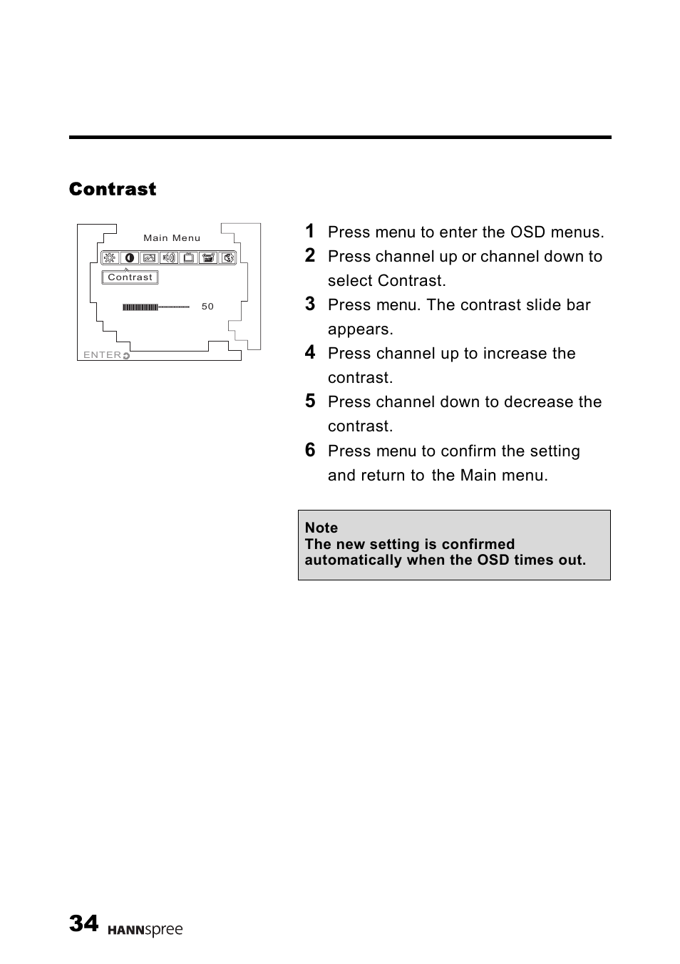 Contrast | HANNspree HANNSz.crab User Manual | Page 35 / 63