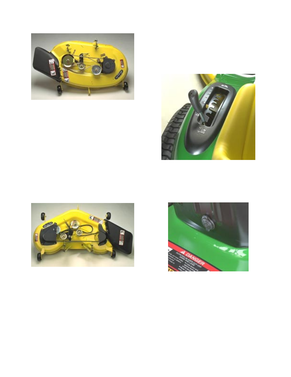 Mower deck height adjustment, Volt power outlet (l120 and l130) | Holder L120 User Manual | Page 9 / 18