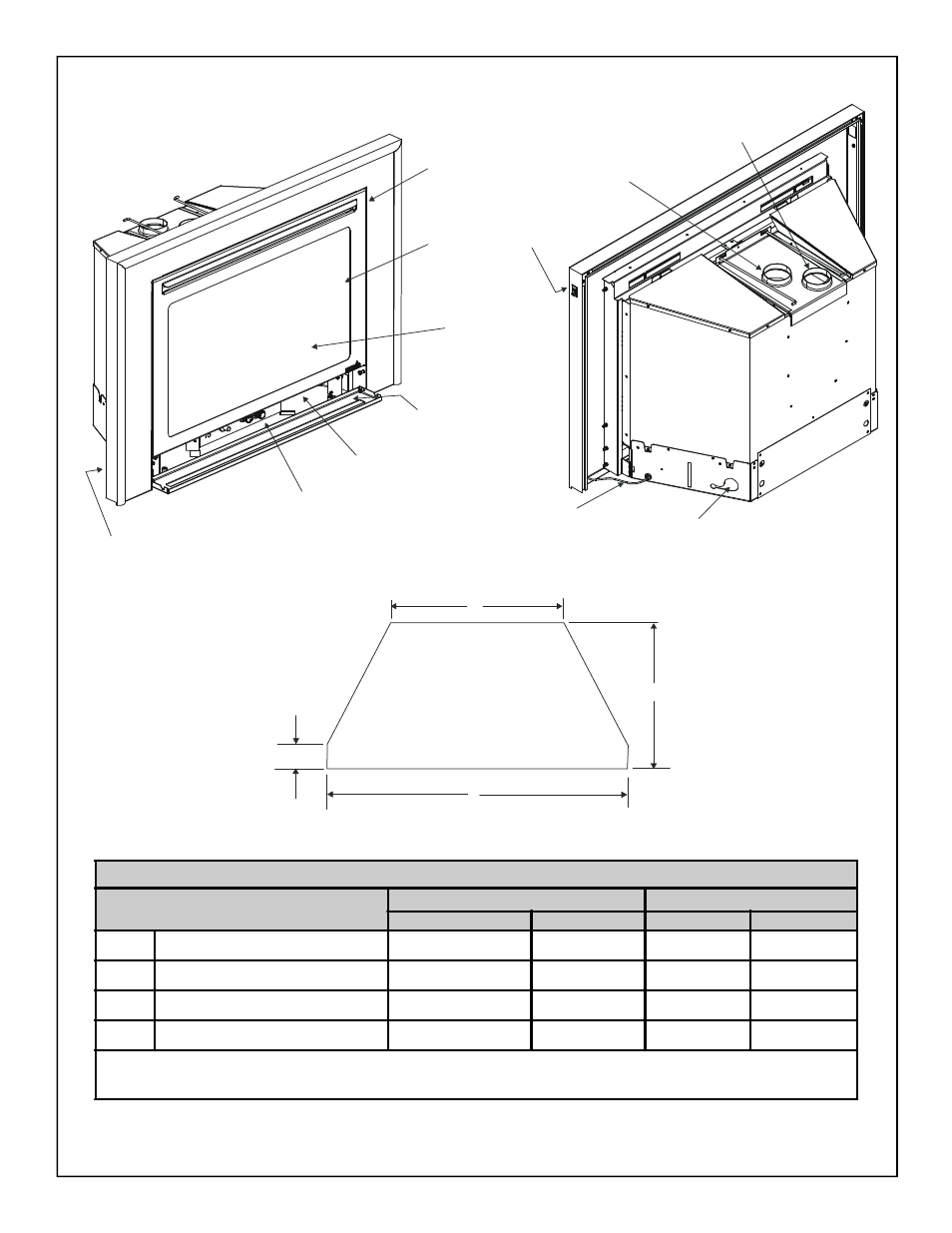 Figure 1. diagram of insert | Heat & Glo Fireplace HEAT-N-GLO FB-IN User Manual | Page 12 / 23