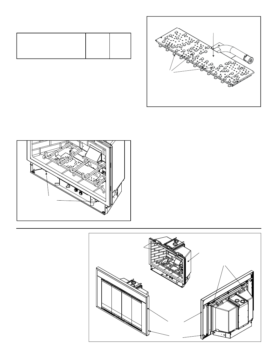 Step 7. installing logs and ember material, Step 8. installing trim surrounds | Heat & Glo Fireplace HEAT-N-GLO FB-IN User Manual | Page 21 / 23