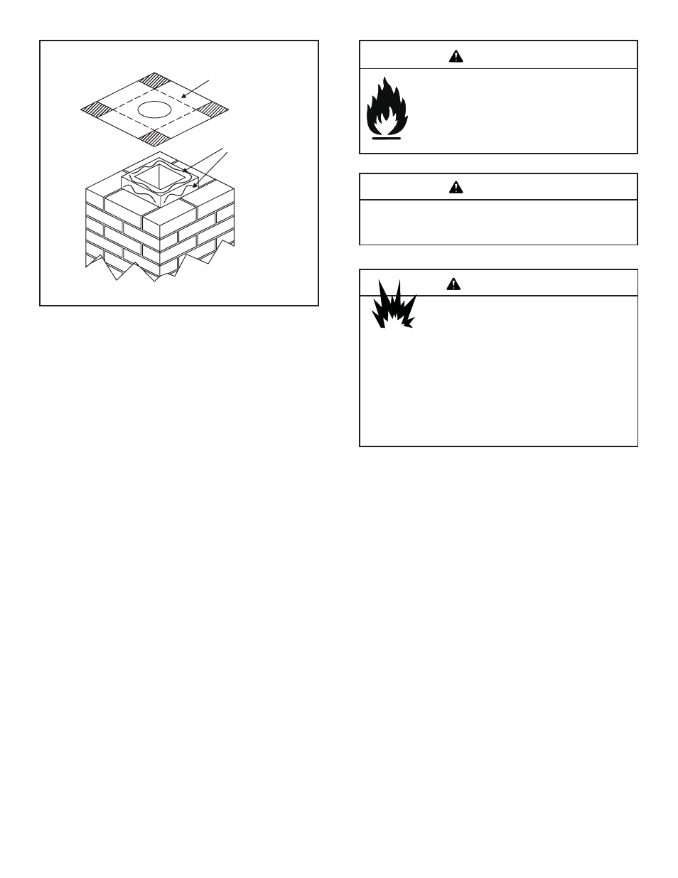 Warning | Heat & Glo Fireplace MTL-INSERT User Manual | Page 12 / 40