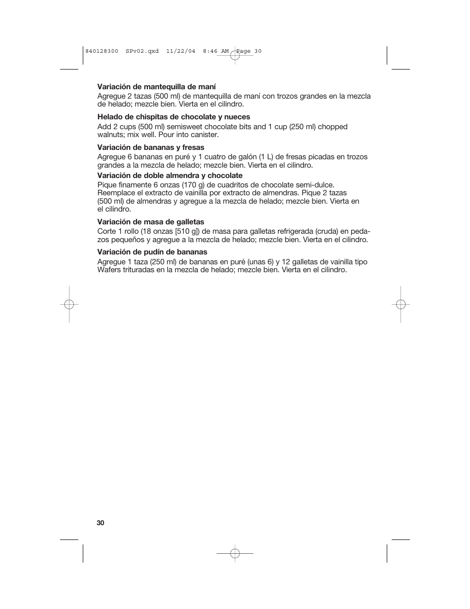 Hamilton Beach 68330 User Manual | Page 30 / 32