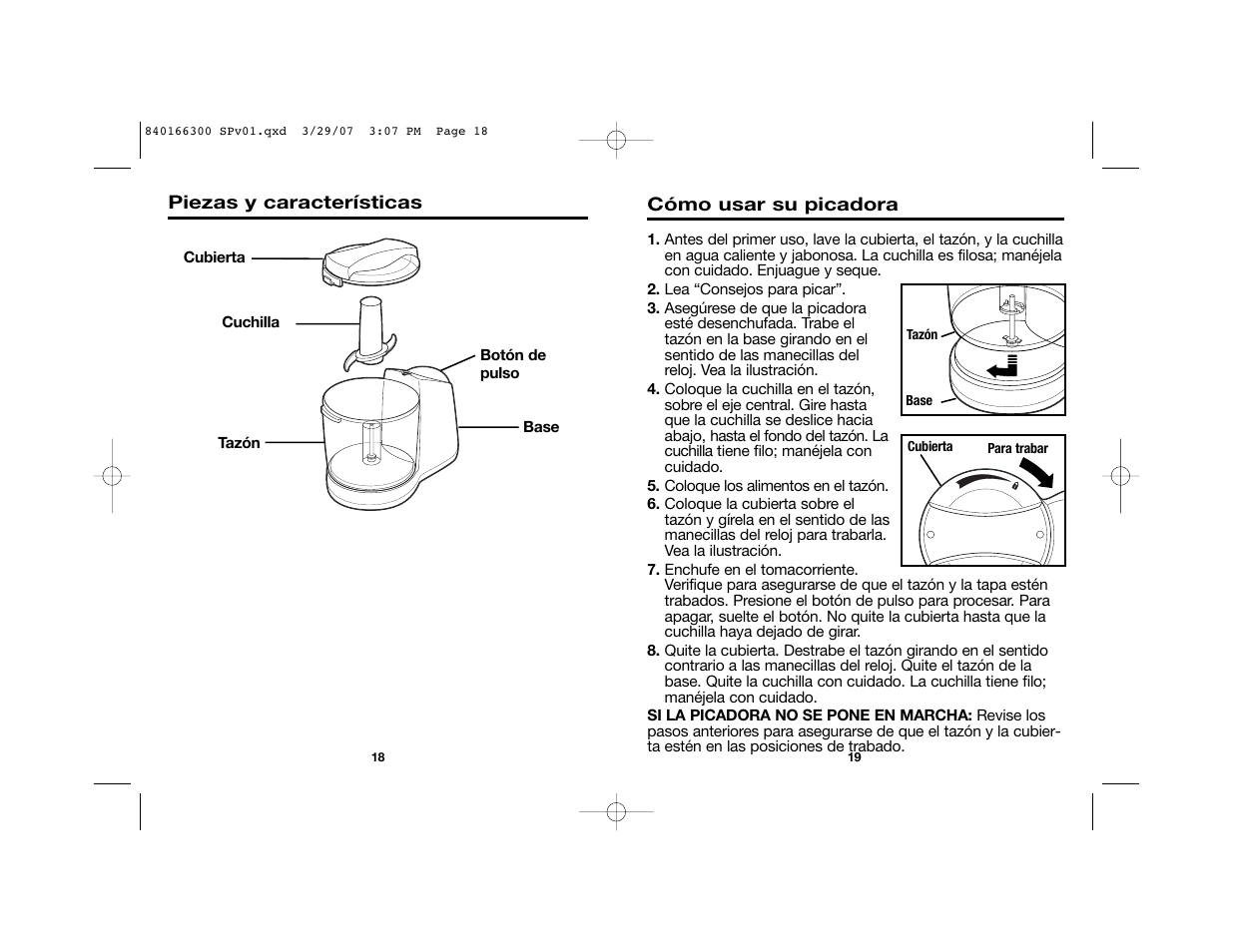 Hamilton Beach 840166300 User Manual | Page 10 / 13