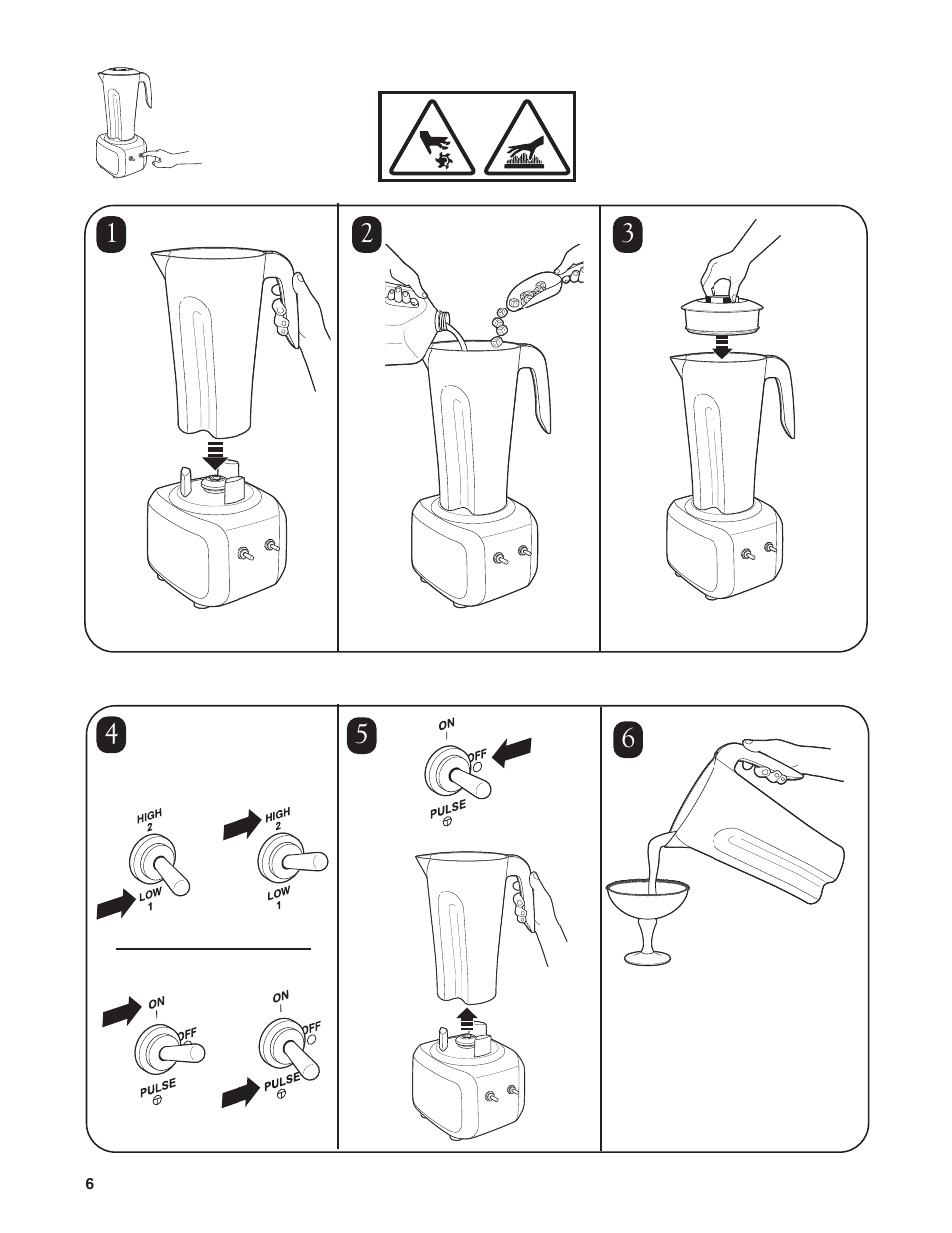 Hamilton Beach HBB250S User Manual | Page 6 / 32