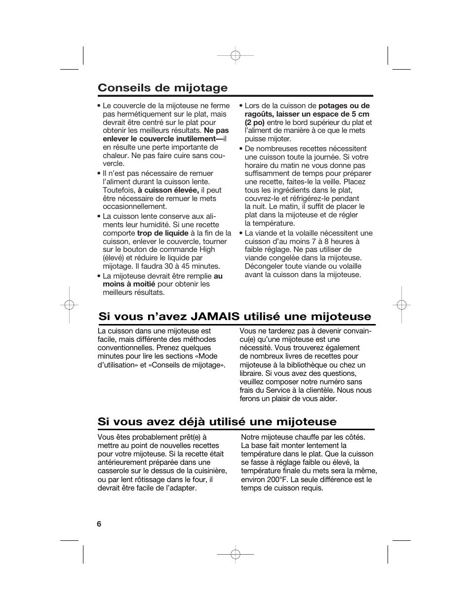 Conseils de mijotage | Hamilton Beach 33158 User Manual | Page 32 / 36