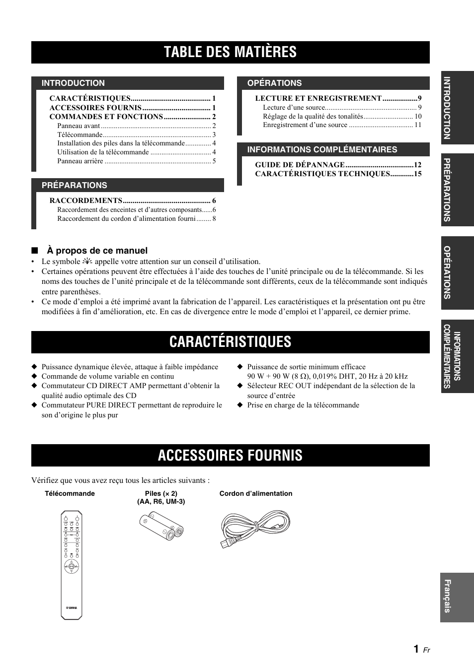 Yamaha A-S700 User Manual | Page 21 / 144