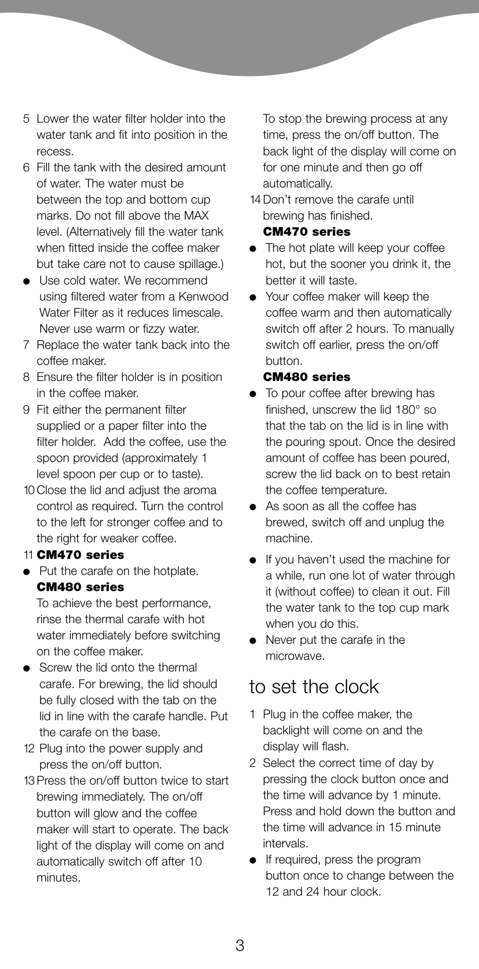 Kenwood CM470 series User Manual | Page 6 / 74
