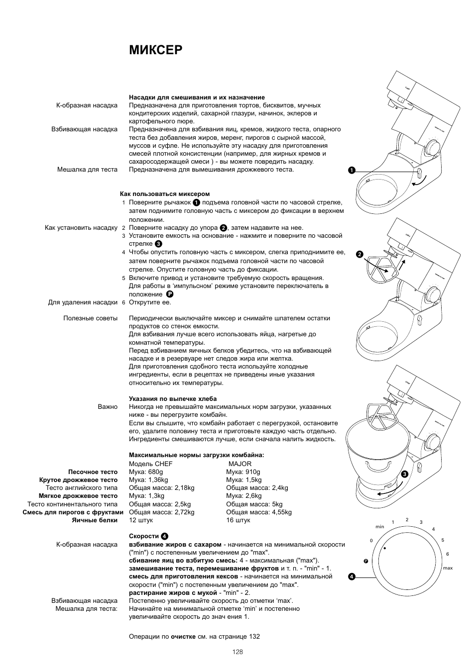 Миксер | Kenwood KM001 series User Manual | Page 129 / 153