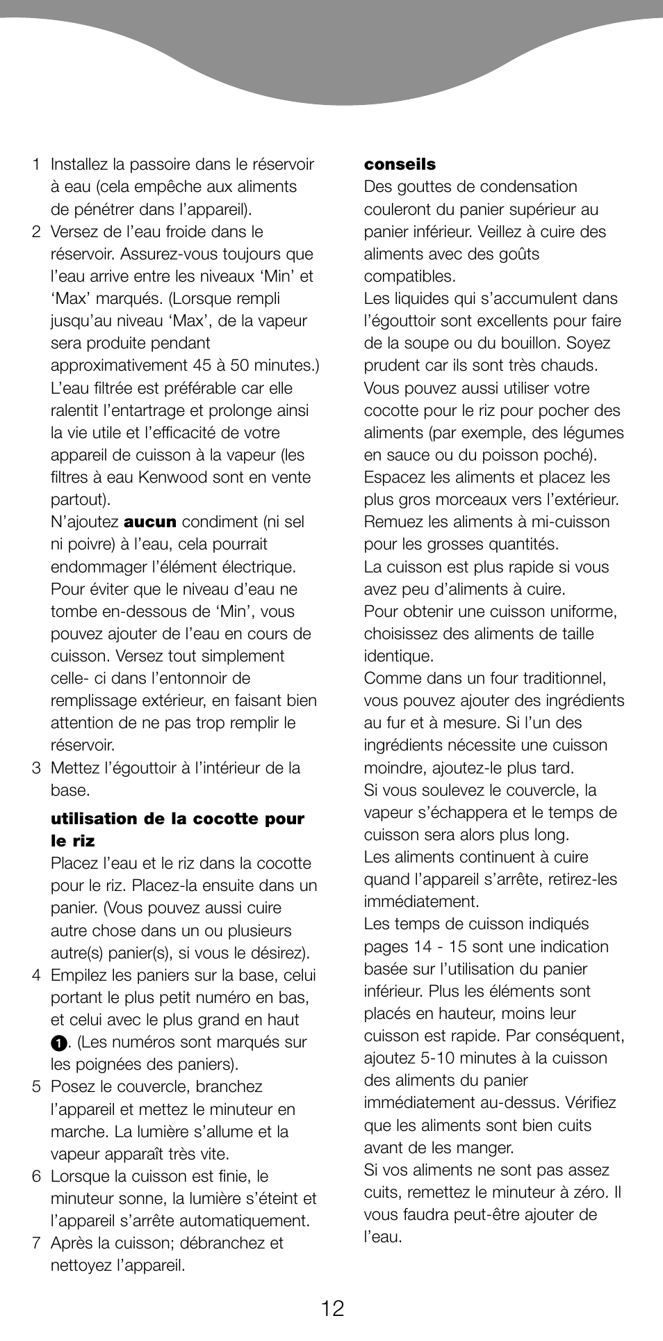 Kenwood FS360 User Manual | Page 14 / 91