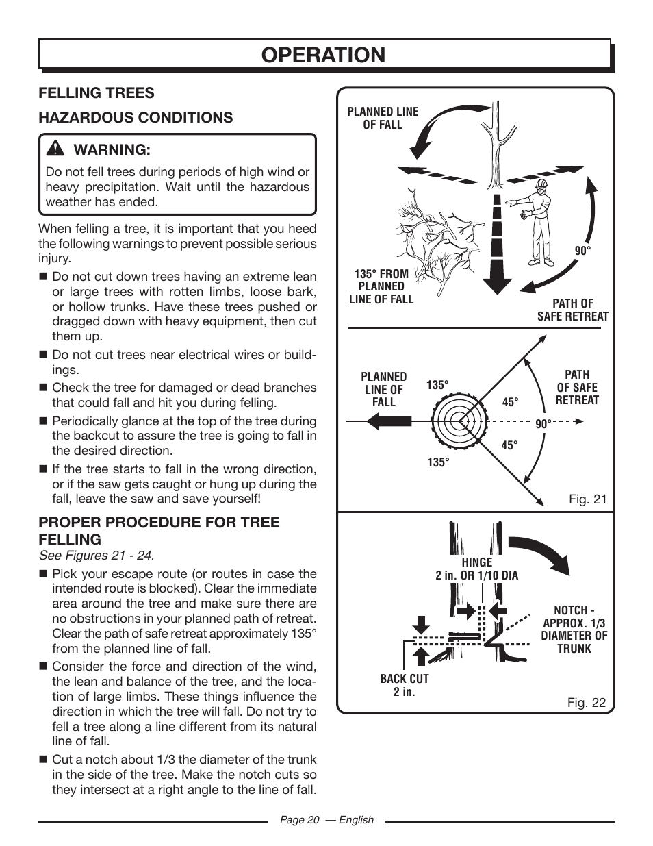 Operation | Homelite UT10585 User Manual | Page 20 / 124