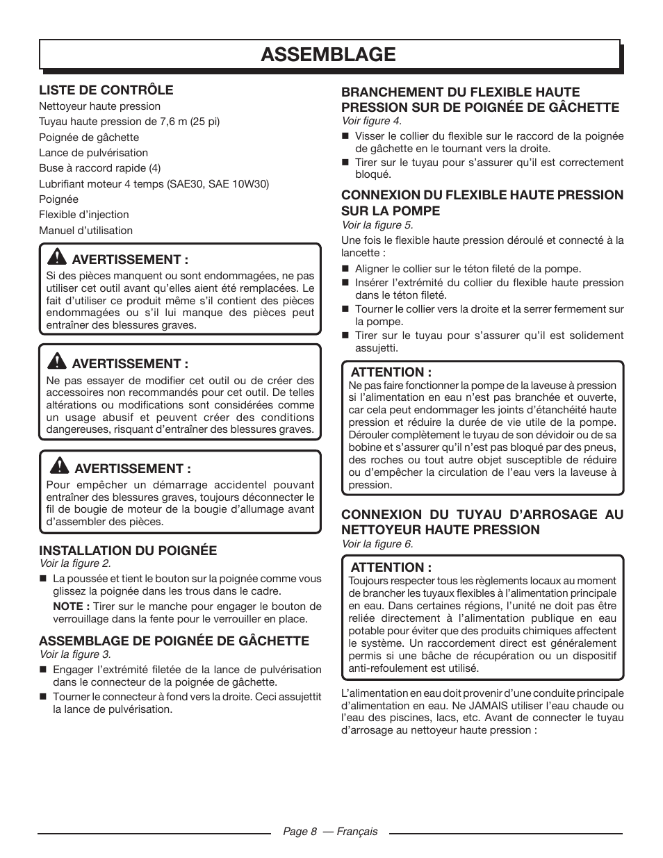 Assemblage | Homelite UT80993 User Manual | Page 26 / 48