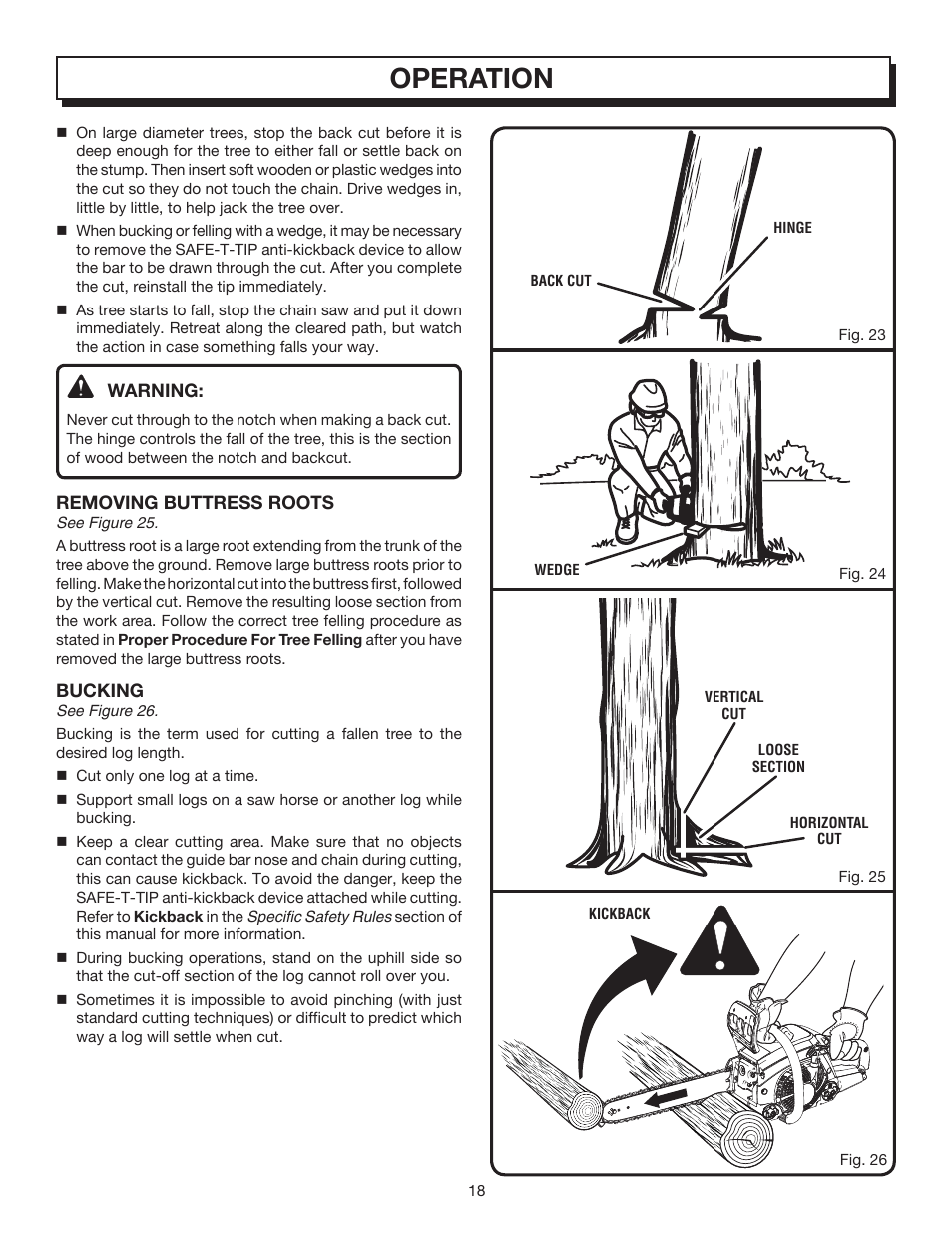 Operation | Homelite UT10032 User Manual | Page 18 / 38