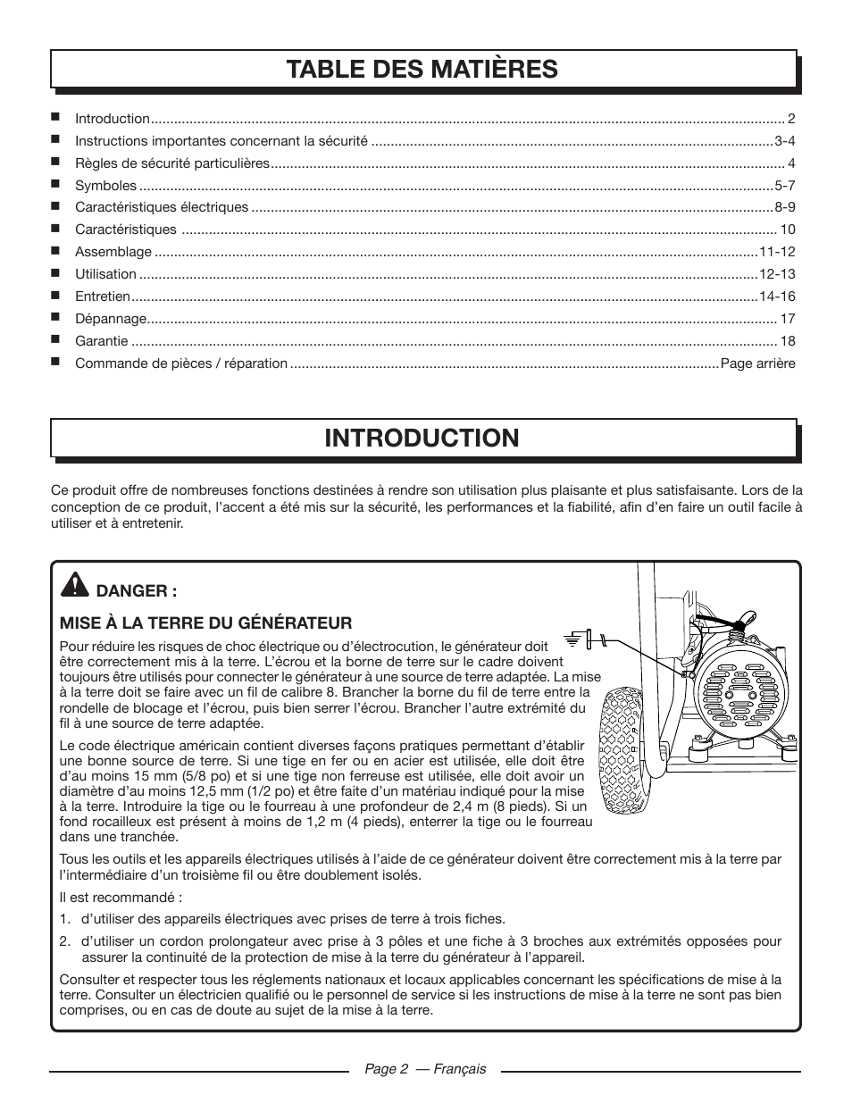 Homelite HGCA5700 User Manual | Page 24 / 60