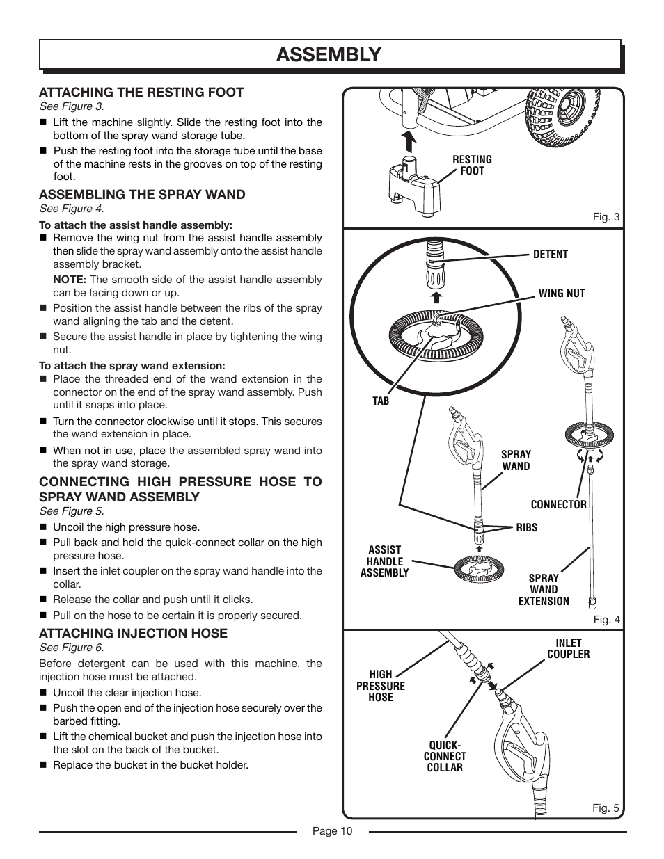 Assembly | Homelite HP3127S User Manual | Page 10 / 26