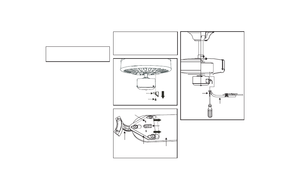 Attaching the fan blades | Hampton Direct 52" Ceiling Fan 171-348 User Manual | Page 12 / 16