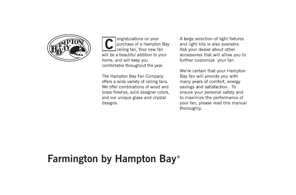 Hampton Direct 52" Ceiling Fan 171-348 User Manual | Page 2 / 16