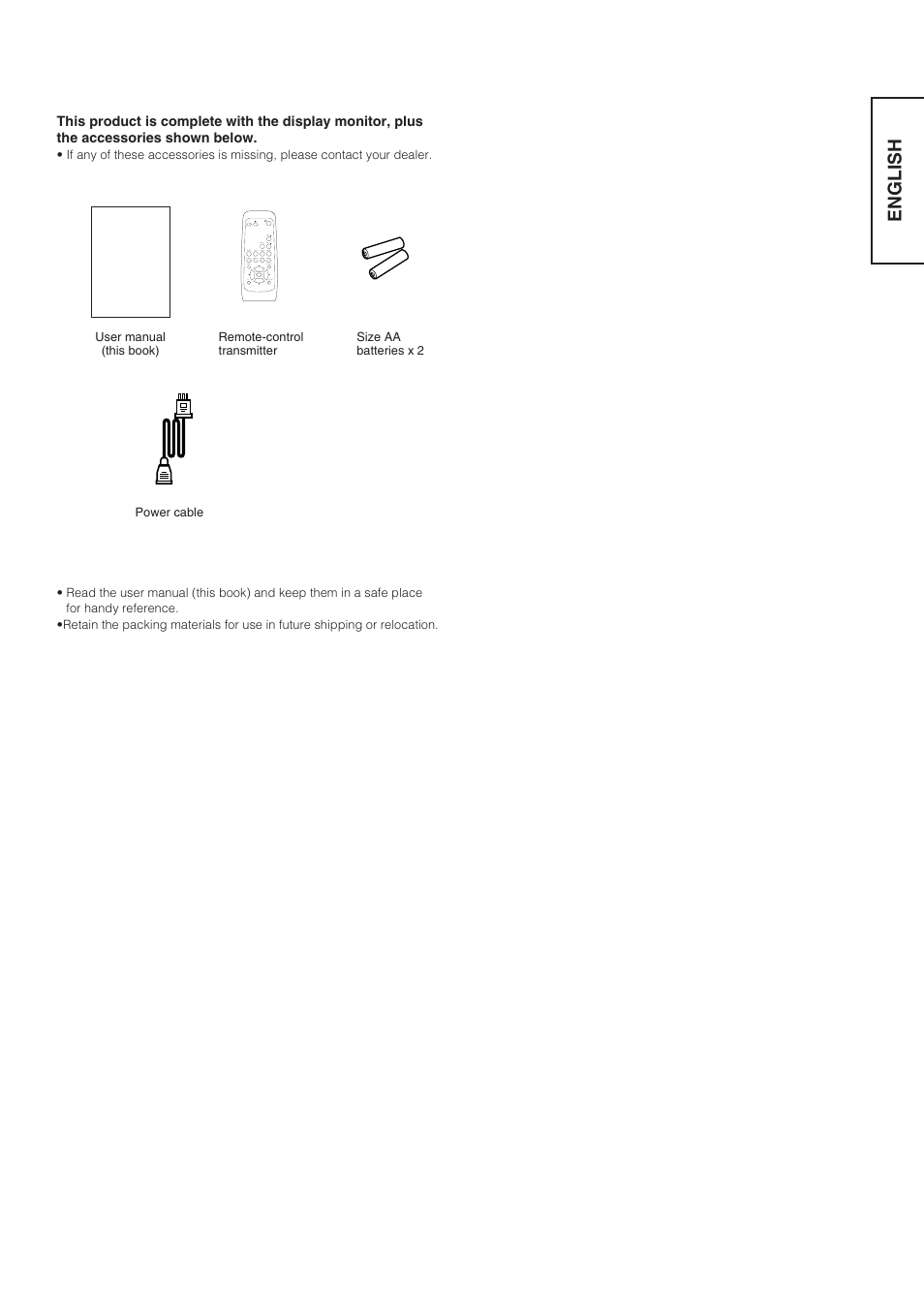 English | Hitachi CMP4202 User Manual | Page 7 / 32