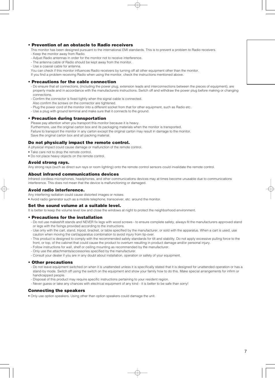 English | Hitachi 55PD5000 User Manual | Page 9 / 60